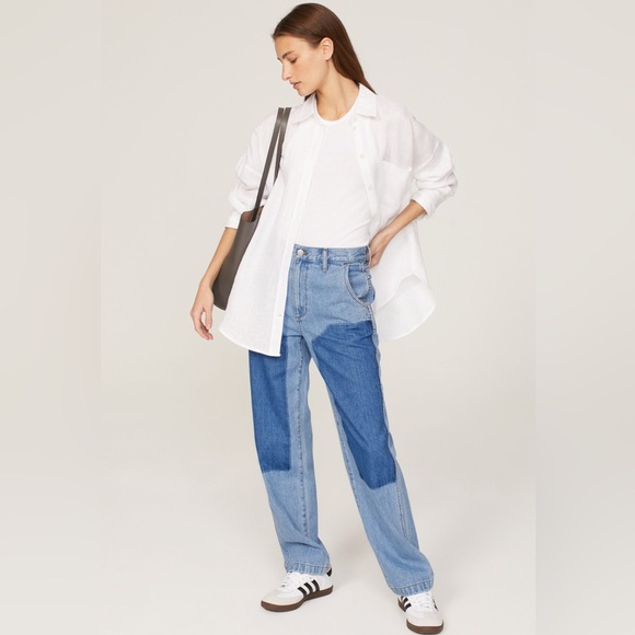 Madewell Denim - Madewell The Perfect Vintage Two Tone Straight Jeans Women’s 27